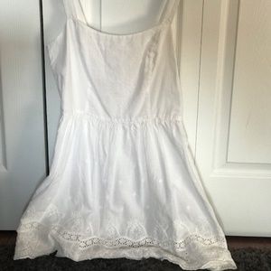 Forever 21 White Crochet Dress